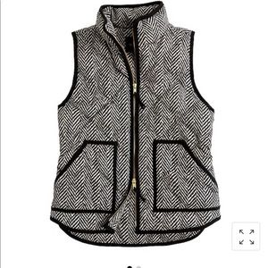 J Crew herringbone vest, size XS!
